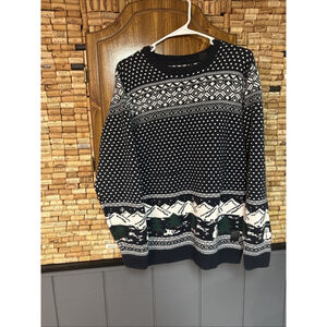 Rumors Original MENS Acrylic CHRISTMAS SNOWFLAKE JUMPER SWEATER SIZE Size large